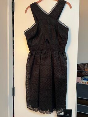 Guess Black Lace Dress